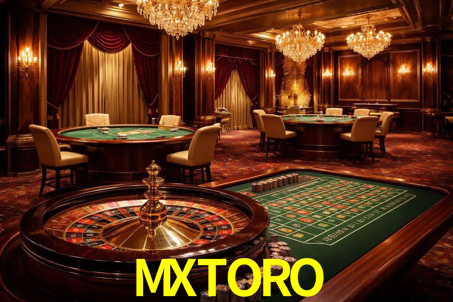 Una escena premium de mesa de casino en vivo con cartas, elementos de ruleta y un ambiente pulido de estudio de transmisión.